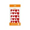 SUGAR HEARTS DECORATIONS 16PCS
