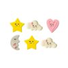BABY GIRL IN SUGAR DECORATIONS 6PCS - Image 2