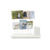 GALA DESKTOP MEMO & PICTURE FRAME WHITE 20.32X30.5X7.6CM/5.1X5.1X10.15CM