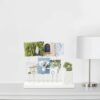 GALA DESKTOP MEMO & PICTURE FRAME WHITE 20.32X30.5X7.6CM/5.1X5.1X10.15CM - Image 2