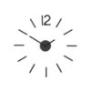 BLINK CLOCK BLACK 99.7X99.7X3.5CM
