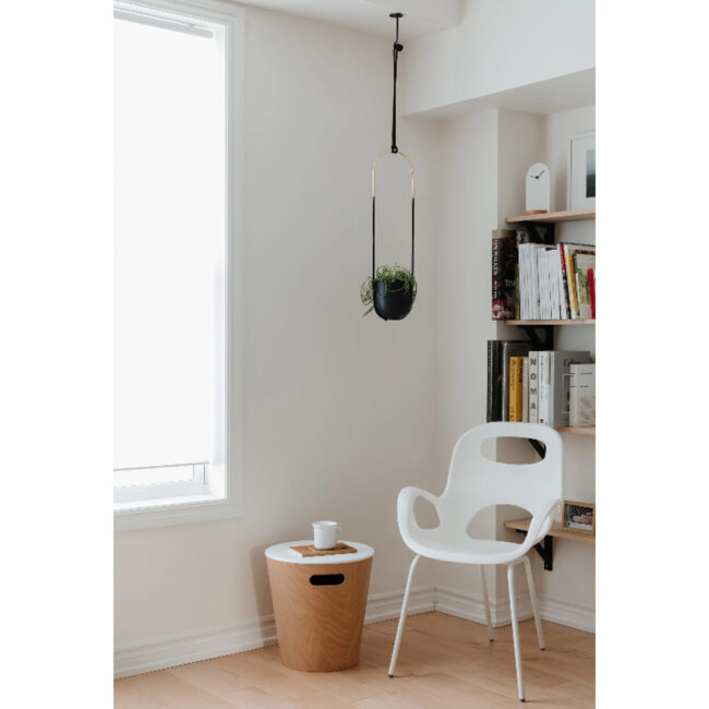 BOLO HANGING PLANTER BLACK 62.23X19CM - Image 4