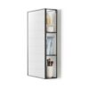 CUBIKO MIRROR BLACK 30.5X62X12.7CM