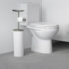 PORTALOO NICKEL TOILET PAPER STAND WHITE 22X17X65CM - Image 4