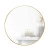 ROUND HUBBA WALL MIRROR BRASS 2.55X86.35X86.35CM