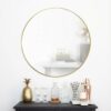 ROUND HUBBA WALL MIRROR BRASS 2.55X86.35X86.35CM - Image 2