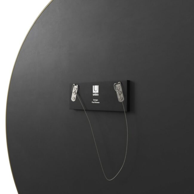 ROUND HUBBA WALL MIRROR BRASS 2.55X86.35X86.35CM - Image 5