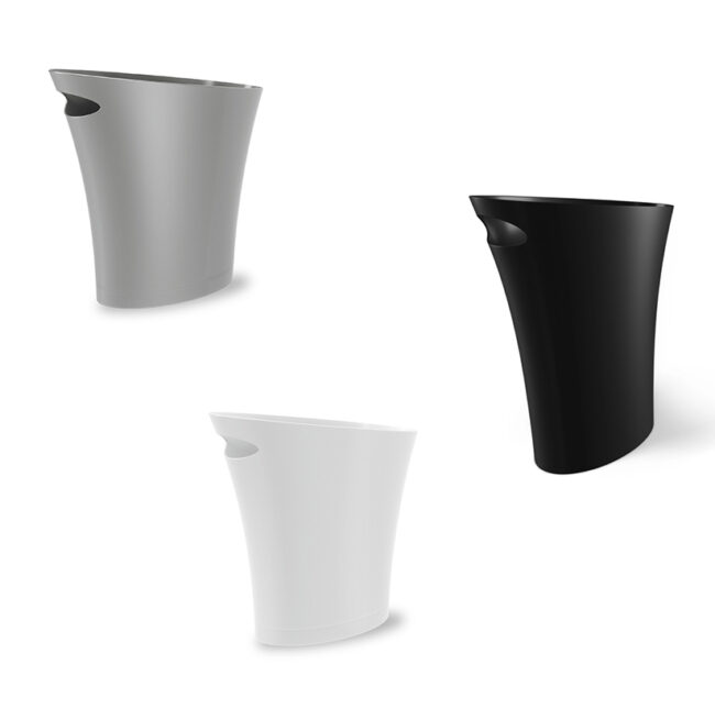 SKINNY TRASH CAN 7.5L 34.3X16.5X33CM