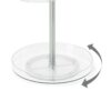 PIROUETTE NICKEL COSMETIC ORGANIZER CLEAR 23X23X35.5CM - Image 3