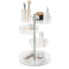PIROUETTE NICKEL COSMETIC ORGANIZER CLEAR 23X23X35.5CM