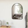 HUB ARCHED MIRROR BLACK 61X91CM - Image 2