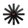 RIBBON WALL CLOCK BLACK 30CM - Image 3