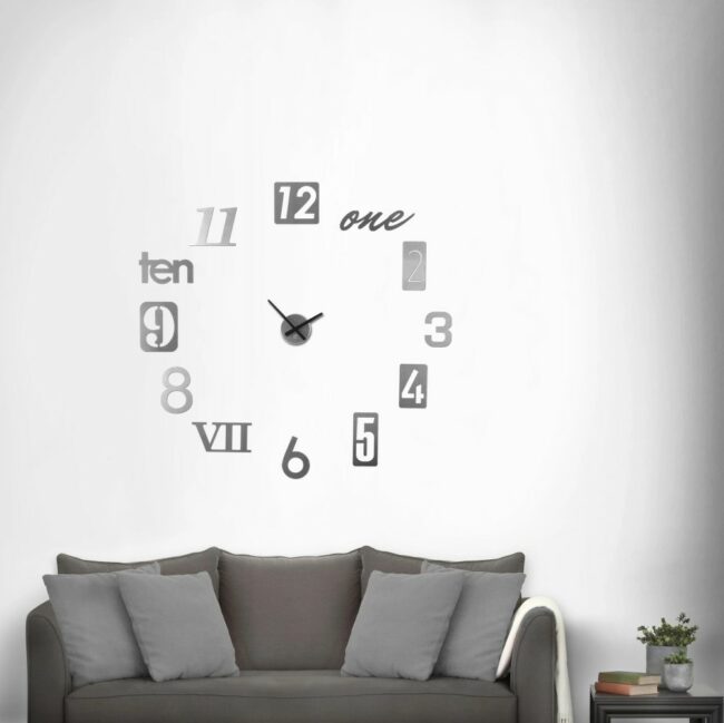 WALL CLOCK BLACK 82CM - Image 2