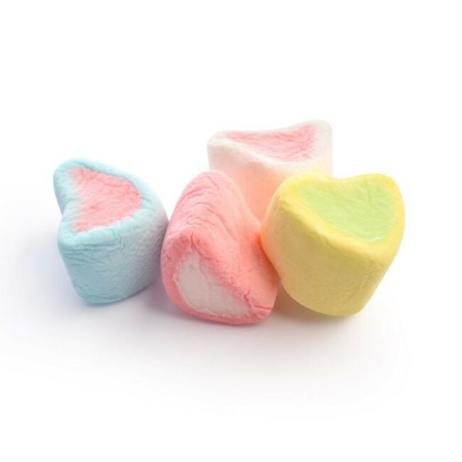 HEARTS MARSHMALLOWS MIX COLOURS ASSORTED - 500GR - Image 3