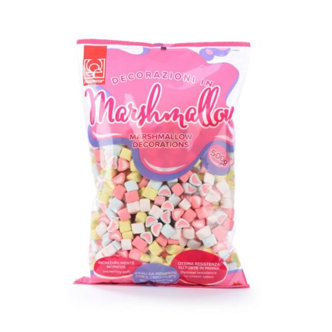HEARTS MARSHMALLOWS MIX COLOURS ASSORTED - 500GR - Image 4
