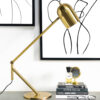 TABLE LAMP SLEEK GOLD 52X20X65CM - Image 2