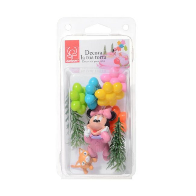 BABY MINNIE  PLASTIC CAKE KIT 5 PCS