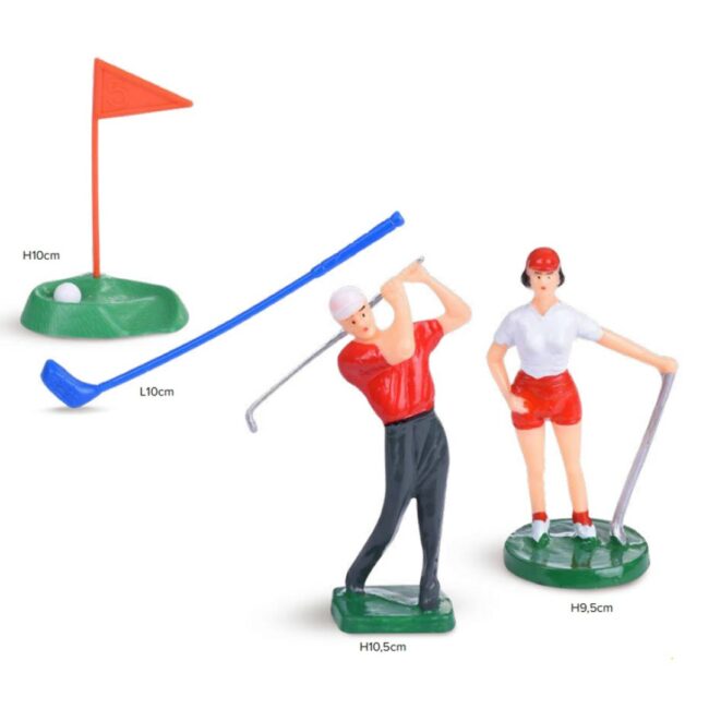 GOLF PLASTIC KIT SET OF 6