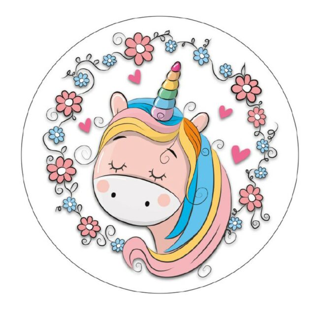UNICORN WAFER DISCS ASSORTED - 12 PCS - 21 CM - Image 7