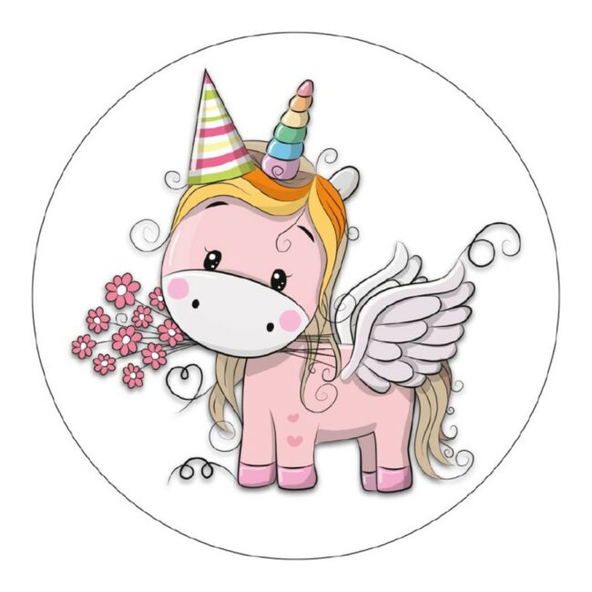 UNICORN WAFER DISCS ASSORTED - 12 PCS - 21 CM - Image 5
