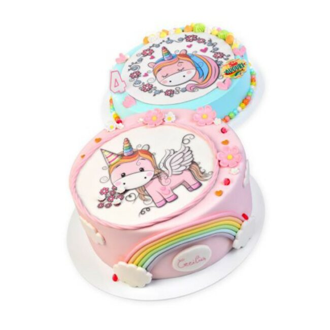 UNICORN WAFER DISCS ASSORTED - 12 PCS - 21 CM - Image 3