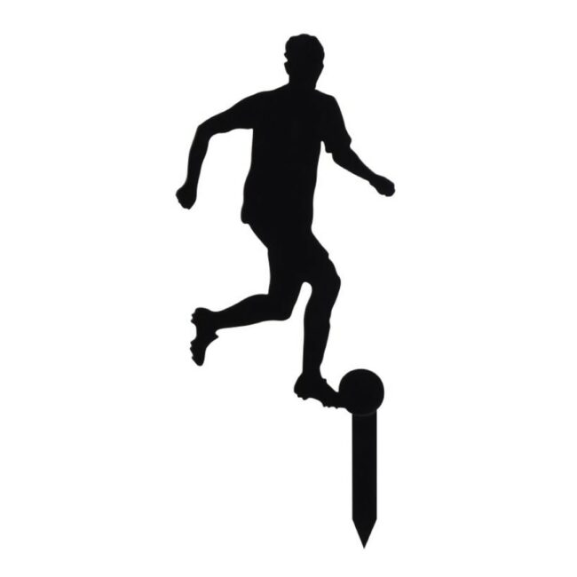 MAN FOOTBALL PLAYER METAL CAKE TOPPER