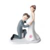 WEDDING COUPLE PREGNANT TOPPER 17CM
