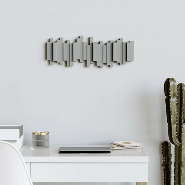 STICK WALL HOOKS GREY 50X18.11X2.9CM - Image 4