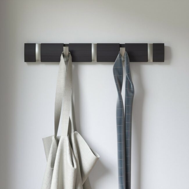 FLIP NICKEL 5 WALL MOUNTED HOOK DRIFTWOOL 50.8X3.2X6.75CM - Image 3