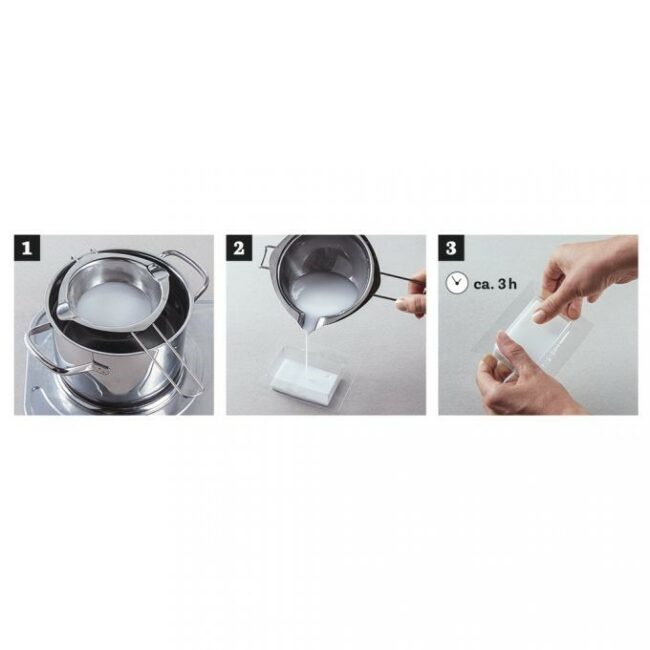 SOAP CASTING MOULD HEARTS DEPTH 3CM - 4PARTS - Image 3