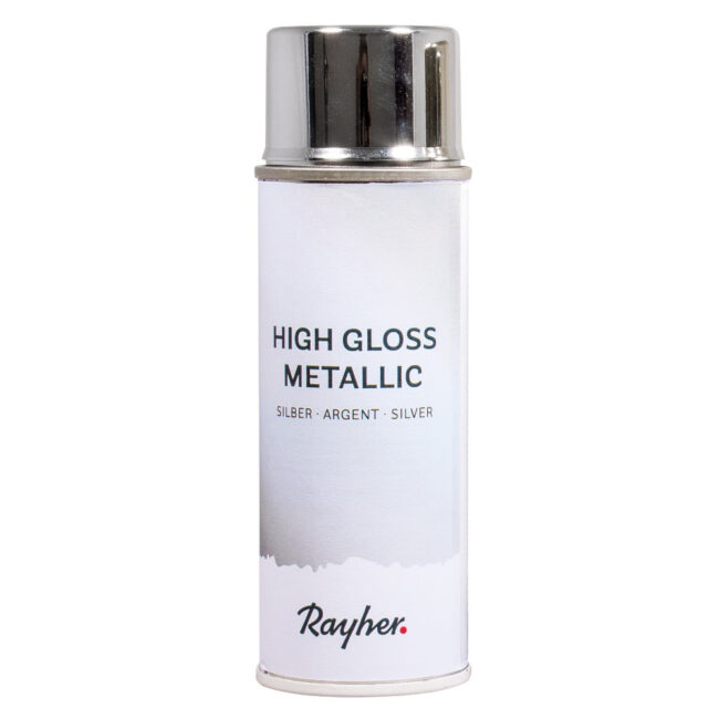 HIGH GLOSS METALLIC SPRAY SILVER - BOX 200ML