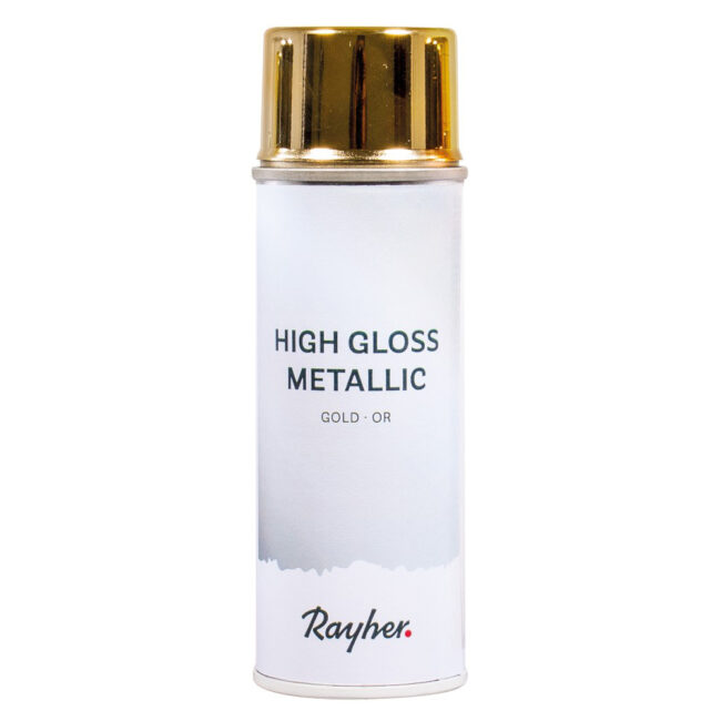 HIGH GLOSS METALLIC SPRAY GOLD - BOX 200ML