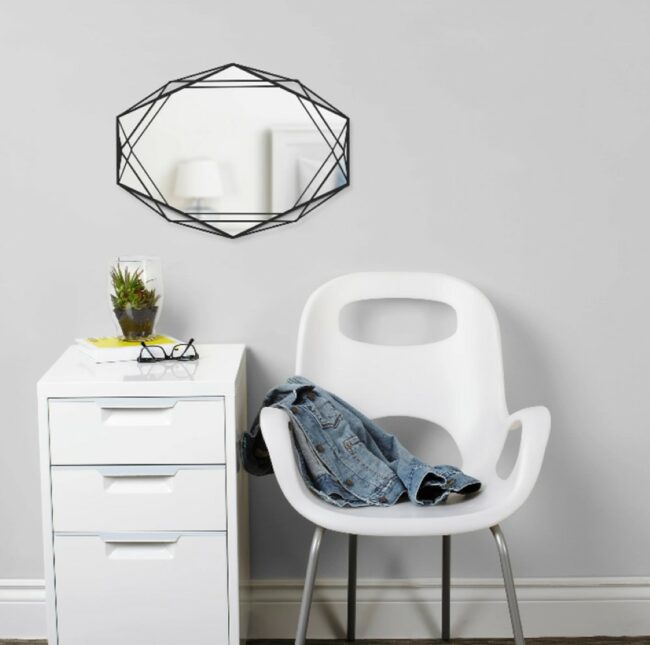 PRISMA WALL MIRROR BLACK 43.2X57.2X9.5CM - Image 2