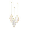 DIMA DIAMOND MIRROR MATTE-BRASS 17.5X66.05CM 3PCS