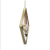 DIMA DIAMOND MIRROR MATTE-BRASS 17.5X66.05CM 3PCS - Image 3