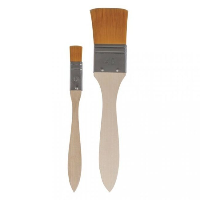 SET OF BRUSHES GLAZE ASSORTED - 2PCS