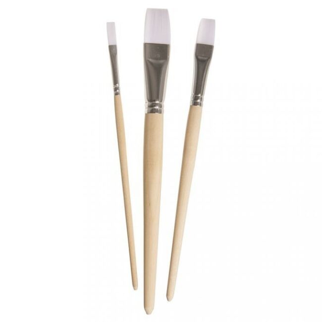BRUSH SET CHALKY BASIC SIZE: 6,12,20 - 3PCS