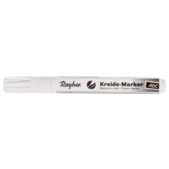 CHALK MARKER WHITE, TIP  2-6 MM