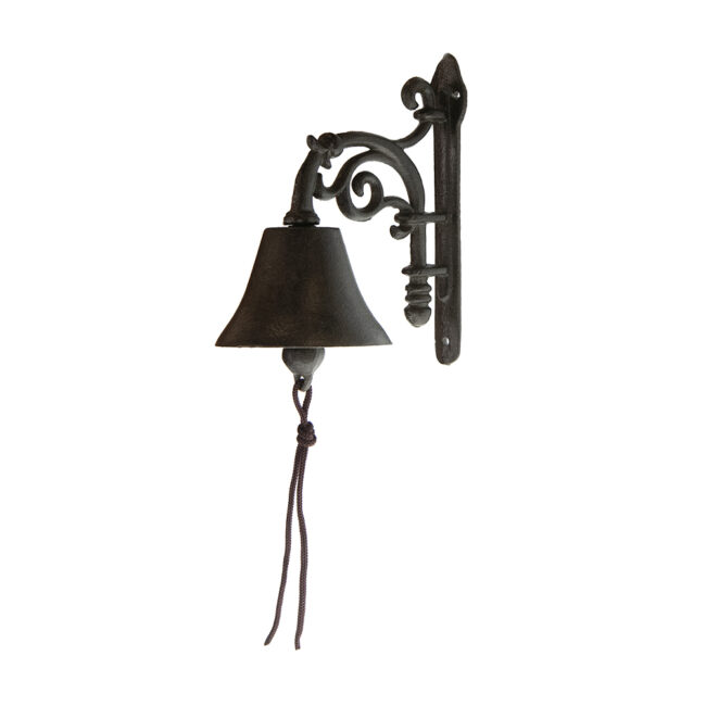 DOOR BELL CAST IRON BLACK 10X18.5X19.5CM