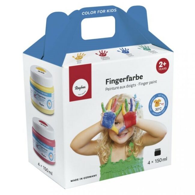 SET FINGER PAINT(VARIOUS COLOURS) - 4X150ML