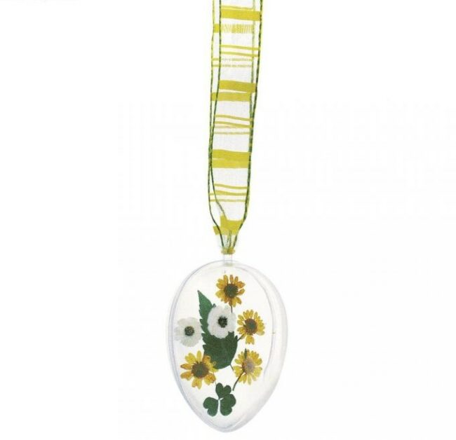PLASTIC EGG CRYSTAL(2 PARTS) 14CM - Image 2