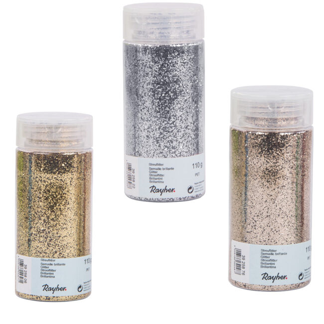 GLITTER PET, TIN 110G