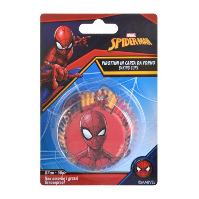 BAKING CUPS SPIDERMAN 7CM 50PCS - Image 4