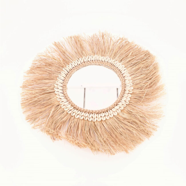 MIRROR SHELL NATURAL 44X3.5CM