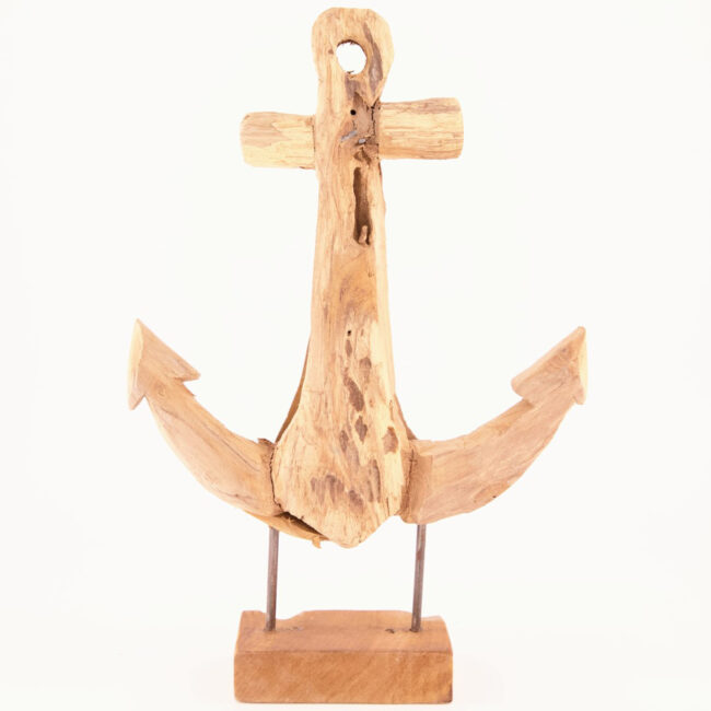 ANCHOR NATURAL TEAK EROSION 26X7X38CM