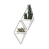 TRIGG NICKEL WALL DISPLAY SMALL WHITE 19X12CM 2PCS - Image 6