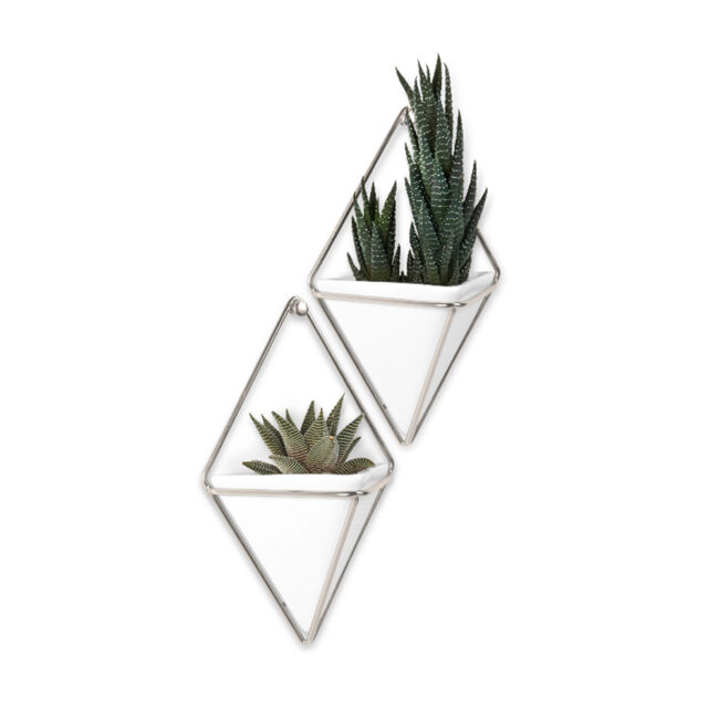 TRIGG NICKEL WALL DISPLAY SMALL WHITE 19X12CM 2PCS - Image 6