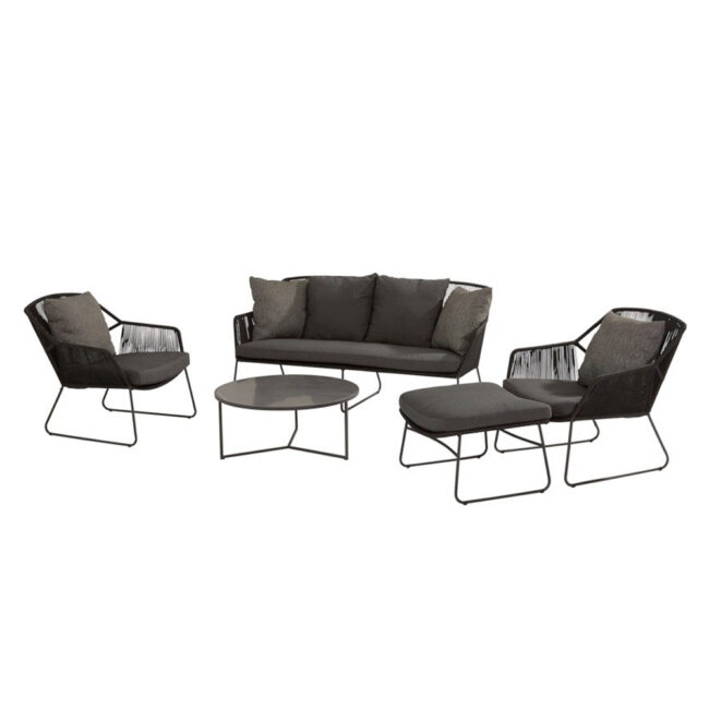 ATLAS COFFEE ROUND TABLE ANTHRACITE 80X35CM - Image 4