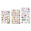 STICKER MIX TROPICAL WITH EFFECTS 3 SHEETS 89PCS - Image 2