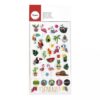 STICKER MIX TROPICAL WITH EFFECTS 3 SHEETS 89PCS